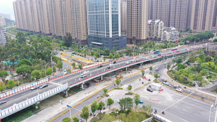 鹤林高架桥改造工程建成通车.jpg